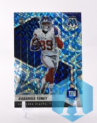 2021 Panini Mosaic RC Reactive Blue Prizm #312 Kadarius Toney Rookie